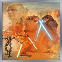 Междузвездни войни: Отмъщение на плаката за стена на Sith - празник, 14.725 22.375