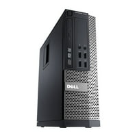Използван- Dell Optiple 7010, SFF, Intel Core I5- @ 3. GHz, 4GB DDR3, New 128GB SSD, DVD-RW, Win Home 64