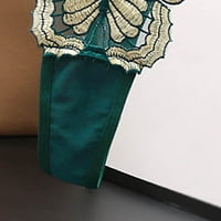 Вълна бикини за жени Прашки клирънс ниско нарязани Дантела армия зелени гащи Размер Един размер