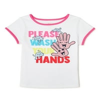 Детска тениска с къс ръкав, Размери 4-10