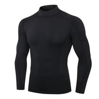 Voncos суичъри за мъже клирънс небрежен цип пуловер блуза солиден цвят Quickdrying топла риза върхове