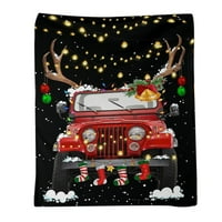 Ткради хвърли одеяло Коледа Зима термичен подарък диван дете одеяло
