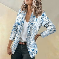 Gdfun Fomen's Jacket Long Loweve Cardigan Collar Единично бутон Бизнес и свободното време - - Wintere Coats for Women