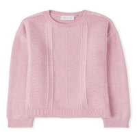 Детски пуловер за момичета, размери 5-16