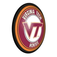 Virginia Tech Hokies лого 18 '' кръгла тънка светена знака на стената