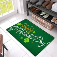 Деня на килимите на Свети Патрик Зелени декоративни килими Ирландски празник Декоративни килими
