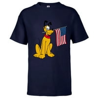 Тениска за деца на Disney Pluto Americana - за деца - Персонализирано -атлетически флот