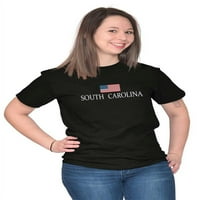 Южна Каролина гордост американски флаг СК Мъже Графичен тениска тениски Бриско марки 3х
