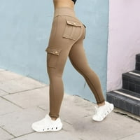 Йога панталони жени тренировка гамаши работно облекло фитнес панталони дамски високо еластични тесни йога панталони бързосъхнещи тичане панталони гамаши за жени