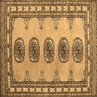 Ahgly Company Indoor Square Southwestern Brown Country Country Rugs, 7 'квадрат