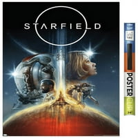 Starfield - ключов арт стенен плакат, 22.375 34