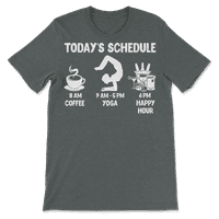 Тениска на щастливия час йога - забавен йога подарък