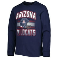 Младежки флот Аризона Wildcats Wordmark Тениска с дълъг ръкав