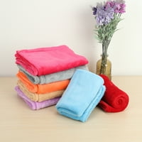 Betterz Coral Fleece Shantes Супер меки рошави универсални одеяла за руно от твърд цвят за диван