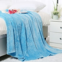 Двойна пълна кралица легло одеяла релефен дизайн руно хвърлят одеяло за диван диван