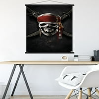 Карибските пирати на Дисни: На непознати приливи - тийзър един лист стенен плакат с дървена магнитна рамка, 22.375 34