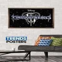 Disney Kingdom Hearts - Плакат за стена на лого, 22.375 34