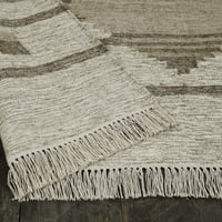Превъзходна нектарина ръчно тъкана вълна и памук вътрешна площ килим