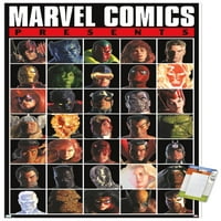Marvel Comics - Представя Grid Wall Poster, 22.375 34