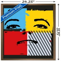 Trends International Bold Color - Женска стена плакат 24.25 35.75 .75 Бронзова рамка версия