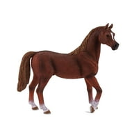 - Реалистична конна фигурка, кестен арабски жребец