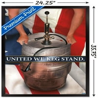 United We Keg Stand Wall Poster, 22.375 34